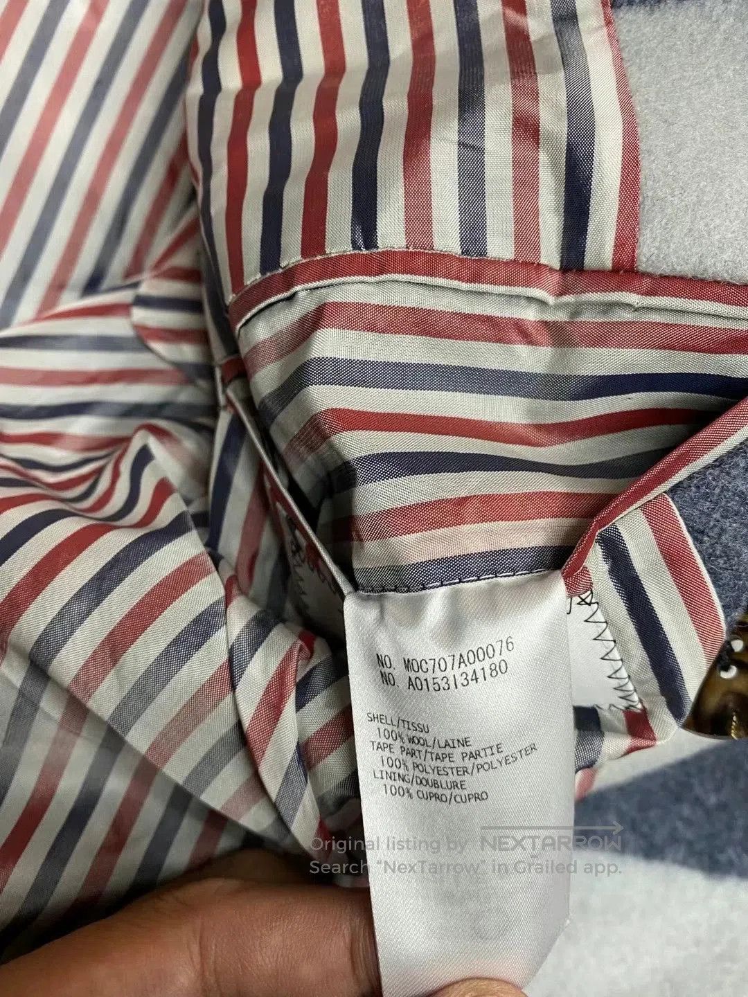 Thom Browne Thom Browne Striped TB Coat. Size US M / EU 48-50 / 2 - 6 Thumbnail