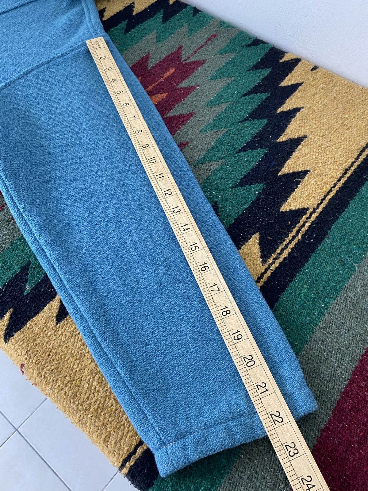 Warehouse Warehouse Vintage Style Loopwheel Half-Zip Hoodie Blue Japan Size US L / EU 52-54 / 3 - 5 Thumbnail