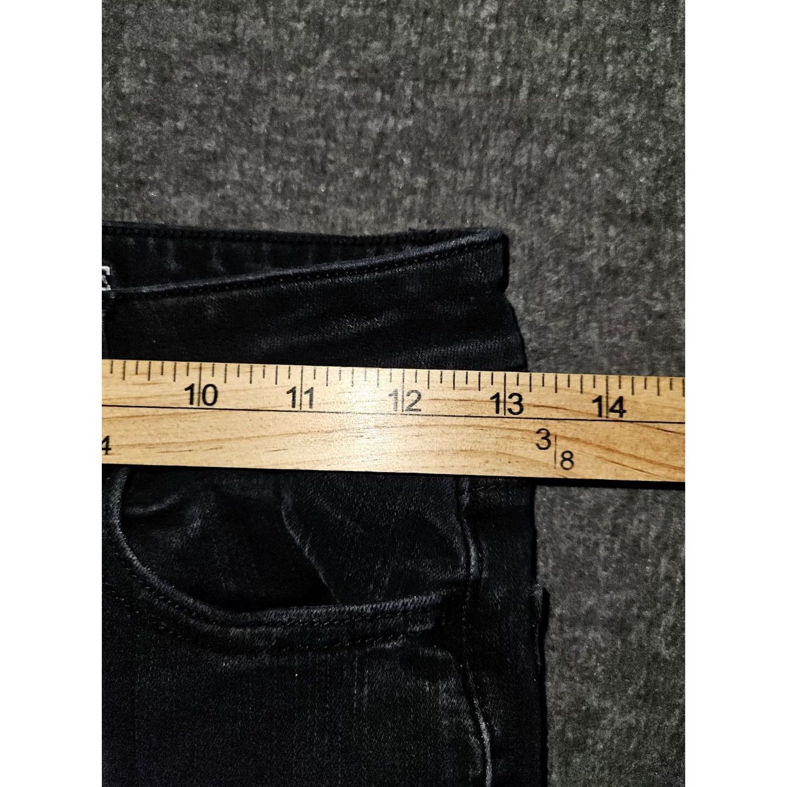 American Eagle Outfitters American Eagle Jegging Women's 0 Black High Rise 360 Super Stretch Preppy Size 25" / US 0 / IT 36 - 4 Thumbnail