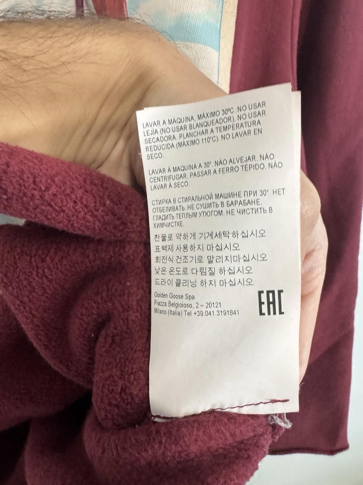 Other Golden Goose Ski Poster Graphic Hoodie Burgundy SZ S Size US S / EU 44-46 / 1 - 4 Thumbnail