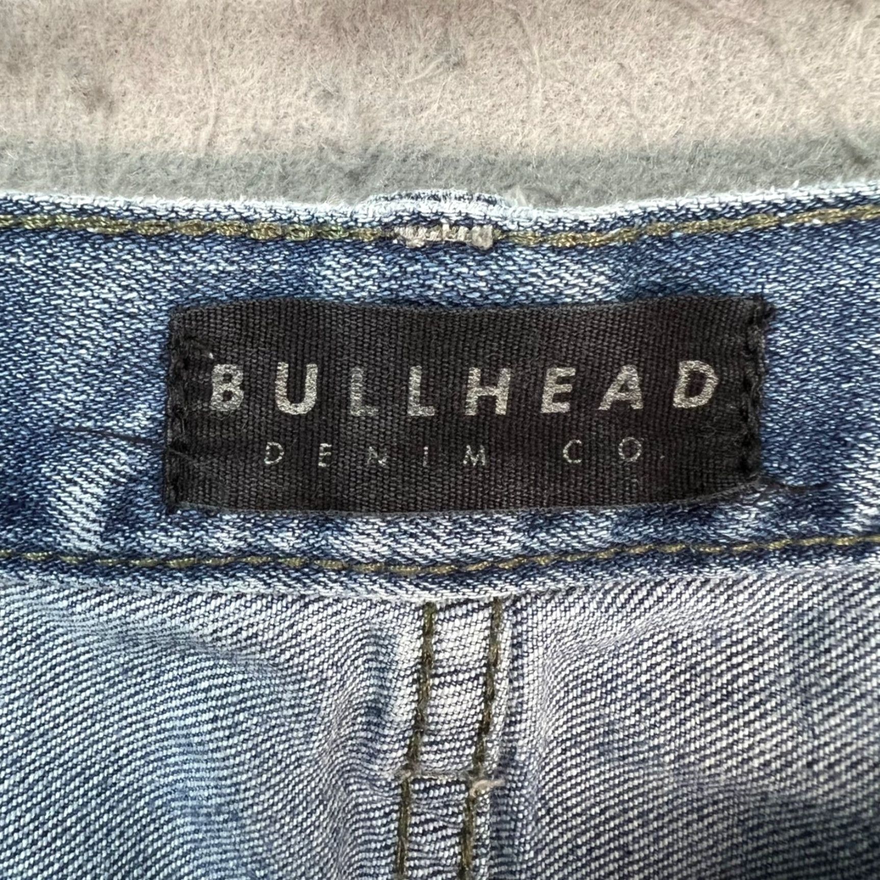 Denime Bullhead Jeans Mens 31 x 30 Denim Skinny Distressed Blue Denim Jeans Size US 31 - 3 Thumbnail
