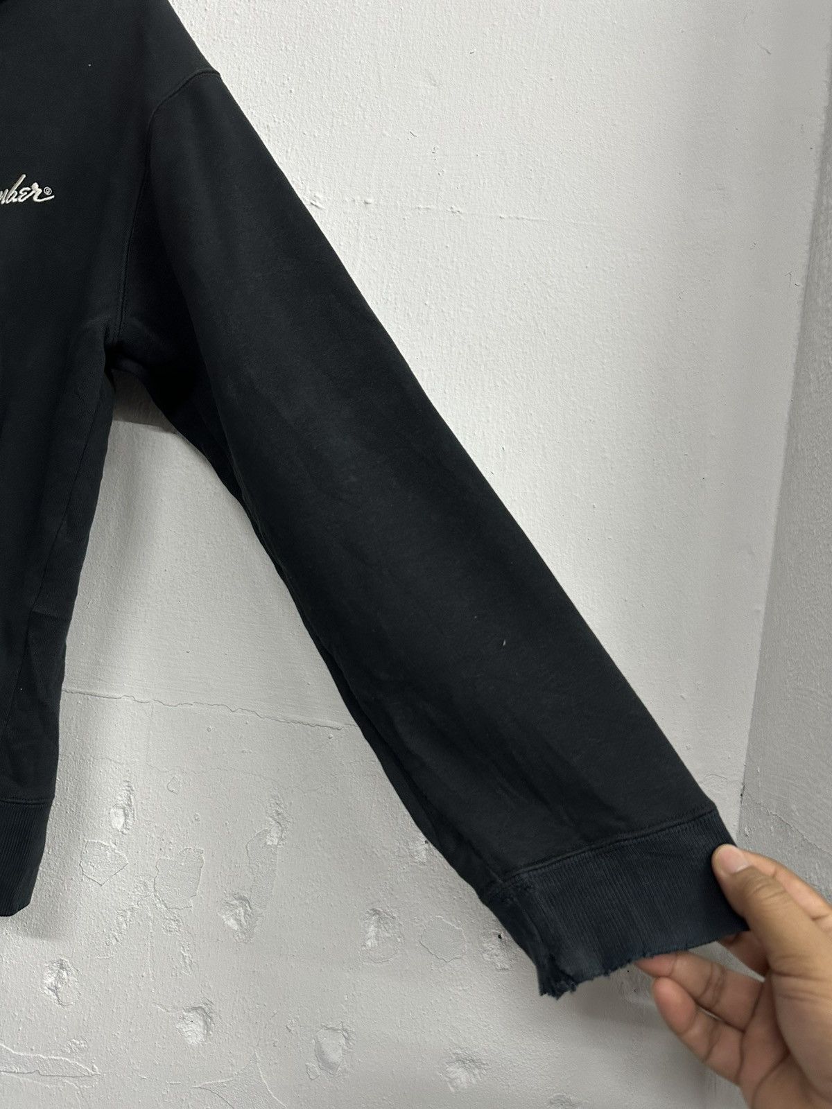 Number (N)ine Distress Number Nine X Takahiro Studious Hoodie Size US M / EU 48-50 / 2 - 5 Thumbnail