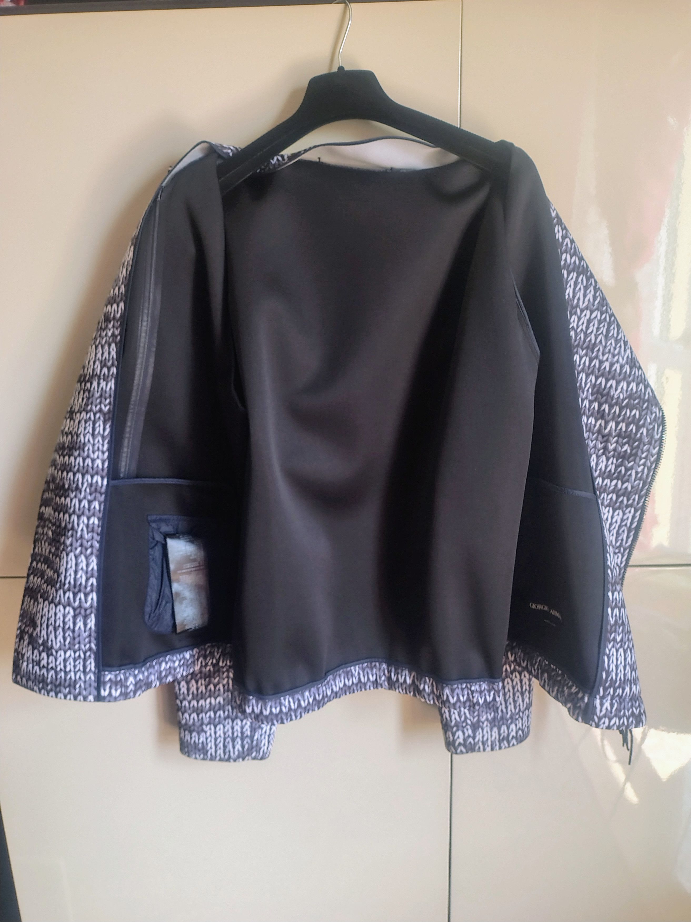 Giorgio Armani Giorgio Armani Main Line Trompe-l’œil Knit-Print Tech Size US L / EU 52-54 / 3 - 5 Thumbnail