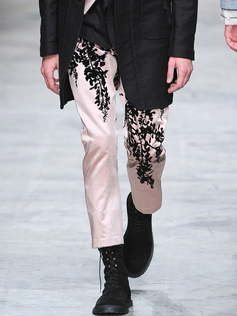Ann Demeulemeester Ann demeulemeester pink dress pants for men and women Size US 28 / EU 44 - 1 Thumbnail