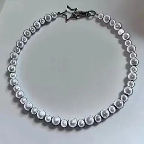 Other Reflective Beads Chains Choker Star Necklaces Size ONE SIZE - 1 Thumbnail