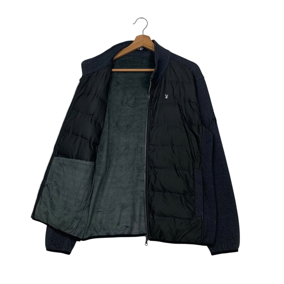 Playboy PLAYBOY Puffer Hybrid Bomber Jacket #2791-C126 Size US L / EU 52-54 / 3 - 9 Thumbnail