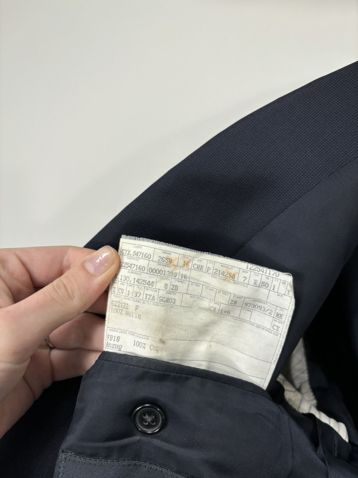 Ermenegildo Zegna Ermenegildo Zegna Men’s 3-Buttons Navy Wool Blazer Jacket Size 40R - 18 Thumbnail