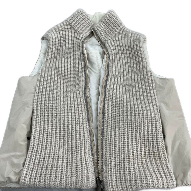 Brunello Cucinelli Brunello Cucinelli Reversible Cashmere Down Vest Size US XS / EU 42 / 0 - 1 Thumbnail