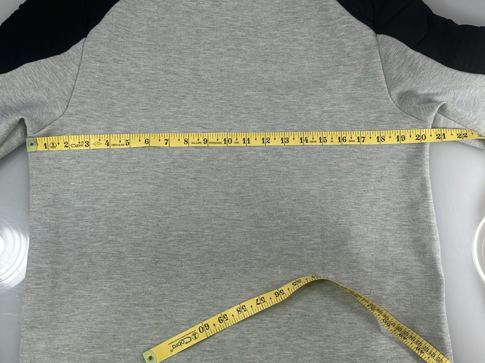 Karl Lagerfeld Karl Lagerfeld Men's Gray/Black Logo Fleece Pullover Size US S / EU 44-46 / 1 - 7 Thumbnail