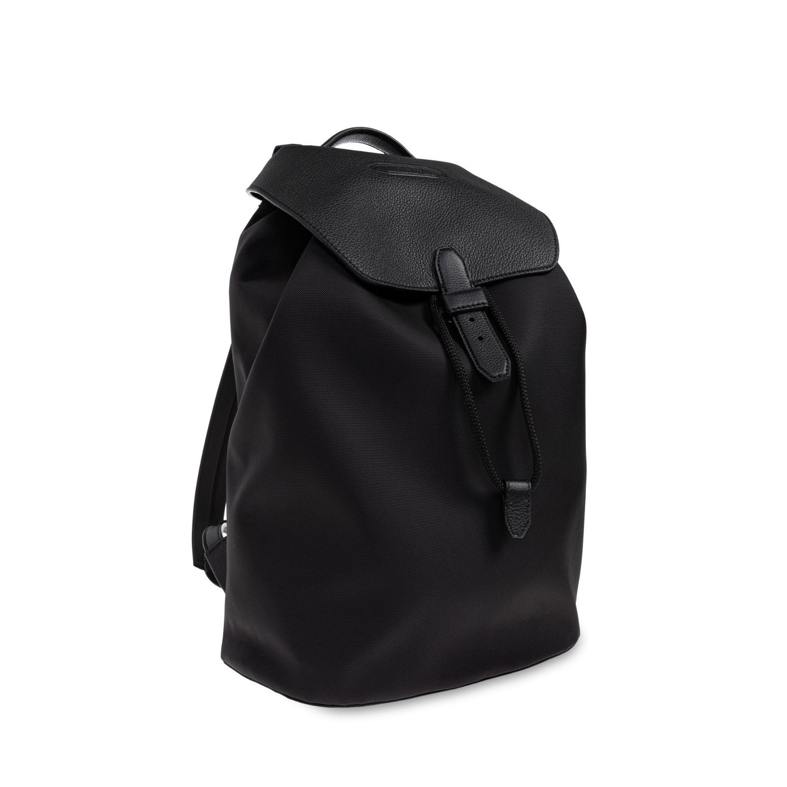 Brioni BRIONI Black Nylon & Leather Backpack New & Authentic Size ONE SIZE - 3 Thumbnail