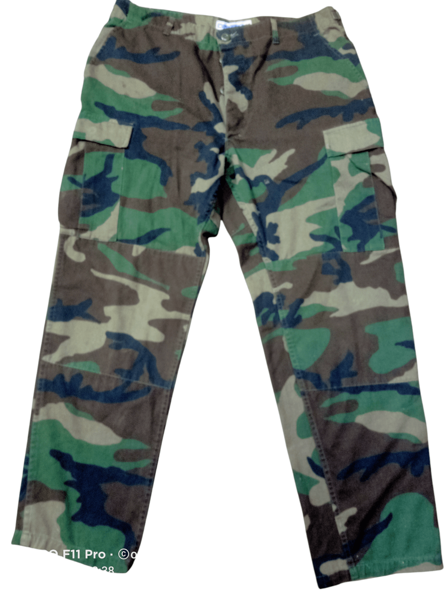 Designer × Vintage Camoflage Woodlands Vintage PRoPper Size US 37 - 1 Thumbnail