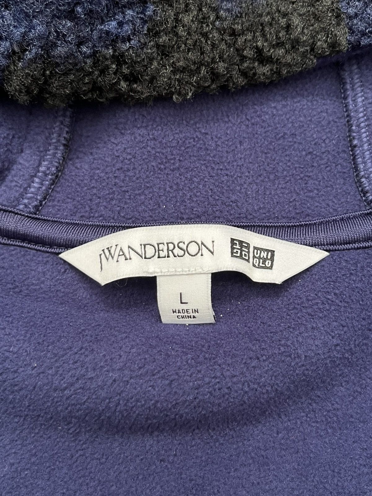 JW Anderson × Uniqlo Uniqlo JW Anderson Fleece Jacket Navy Size US L / EU 52-54 / 3 - 4 Thumbnail