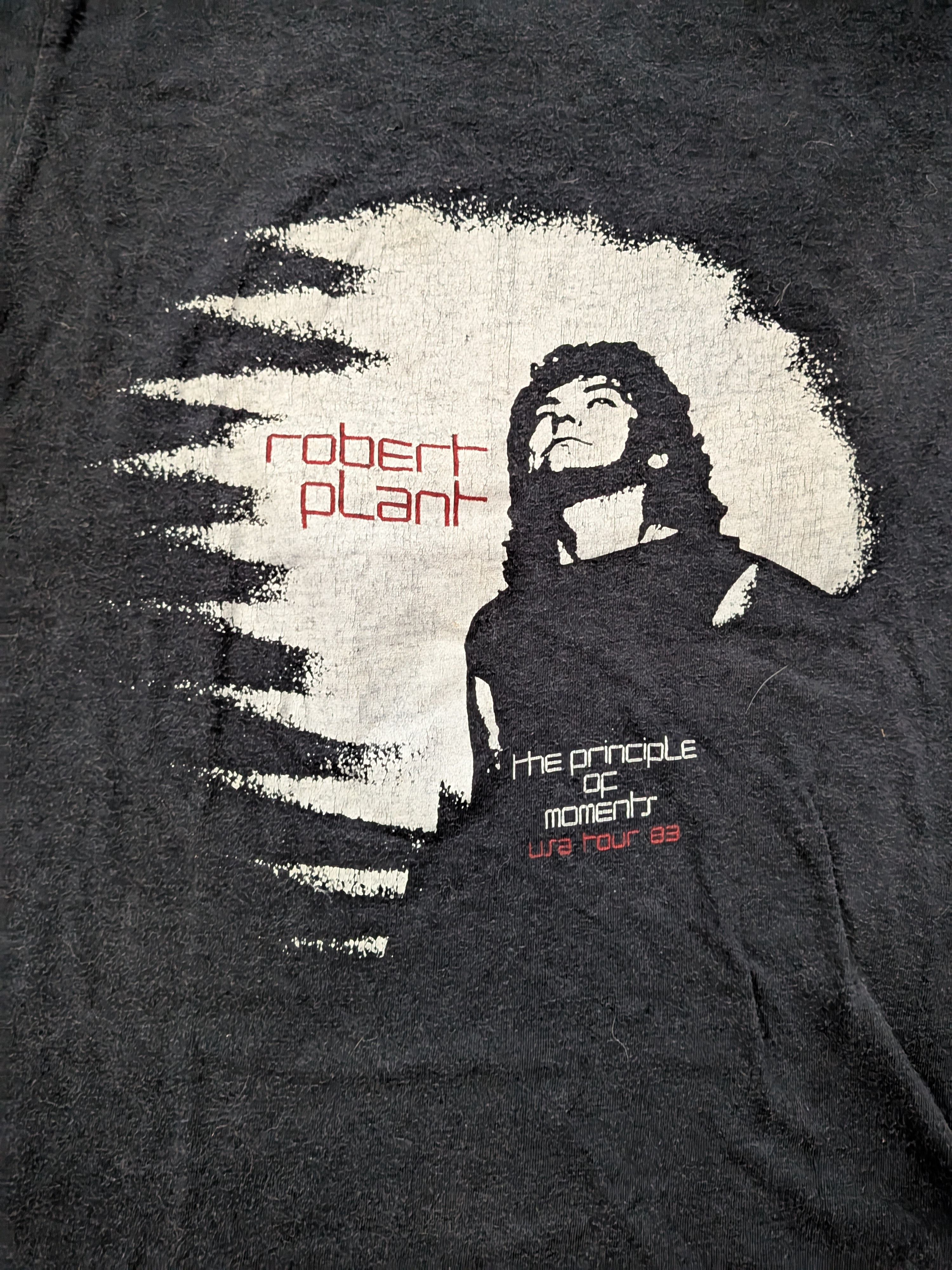 Other Robert Plant 1983 USA Tour Tee – The Principle of Moments Size US M / EU 48-50 / 2 - 2 Thumbnail