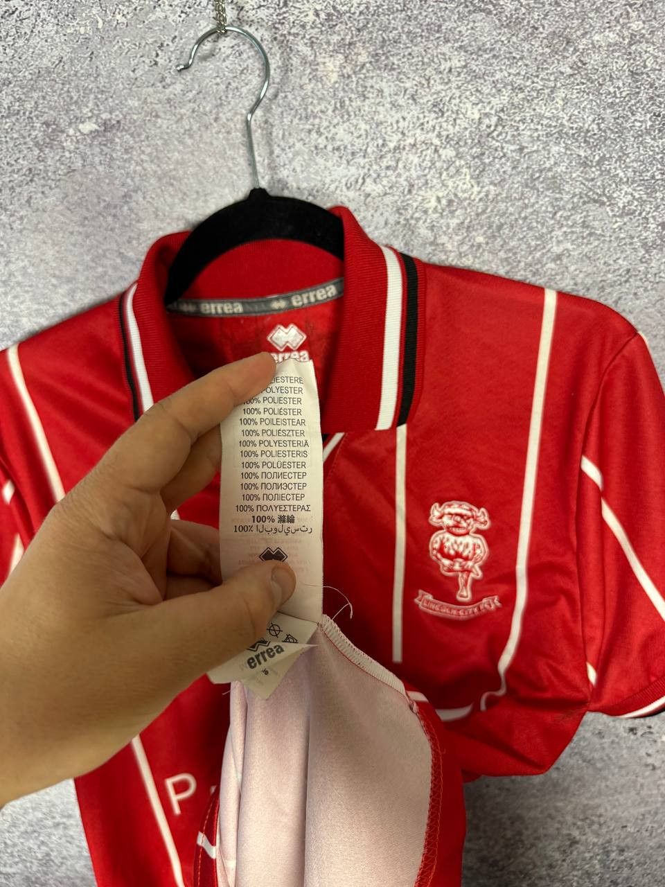 Errea × Vintage Vintage Lincoln City 2020/21 Errea Soccer Jersey Small Size US S / EU 44-46 / 1 - 16 Thumbnail