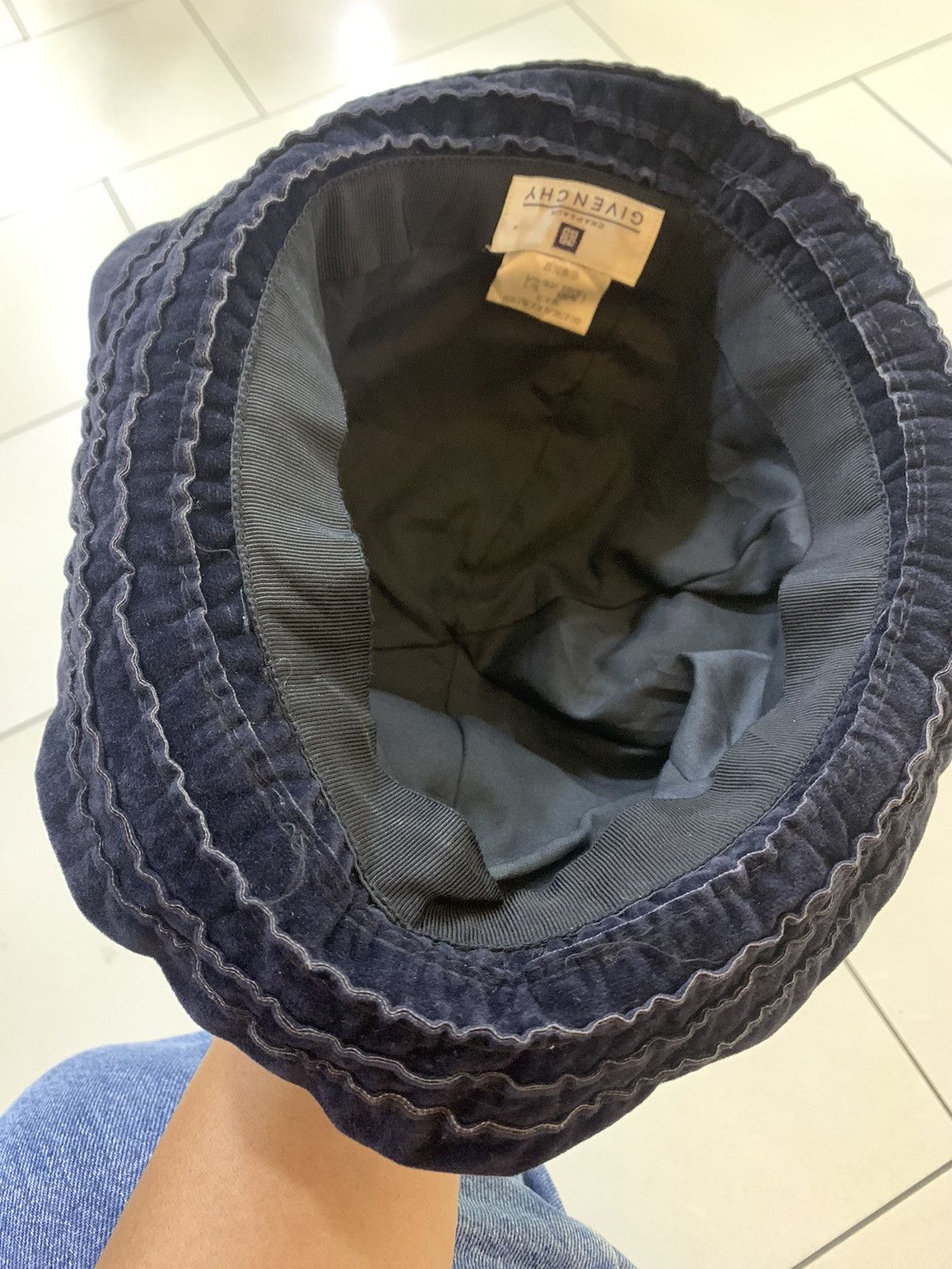 Givenchy Vintage Givenchy Rayon Round Striped Bucket Hat Unisex Size ONE SIZE - 4 Thumbnail