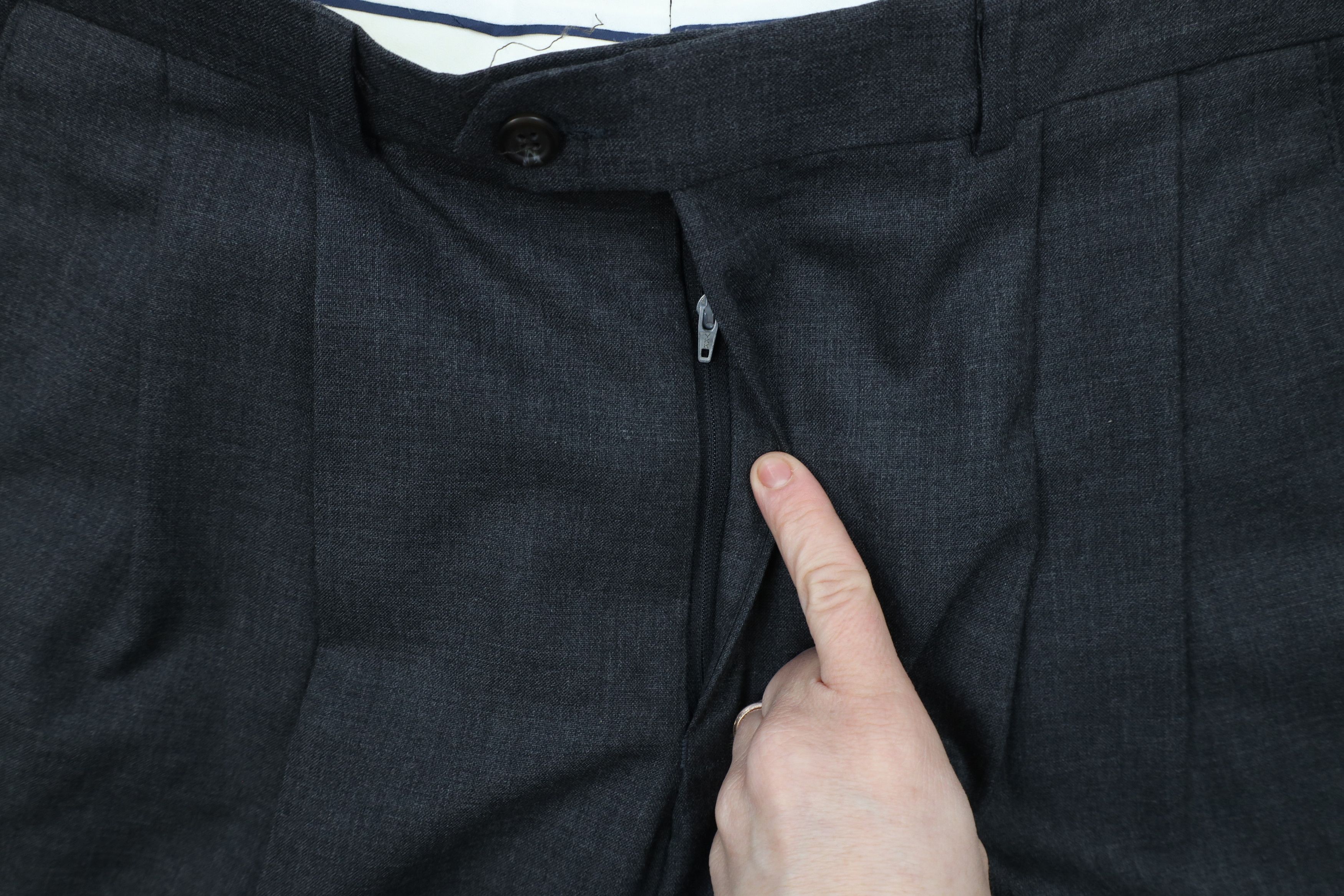 Ralph Lauren × Vintage Vintage Ralph Lauren Cuffed Wide Leg Chino Pants Gray Size US 34 / EU 50 - 6 Thumbnail