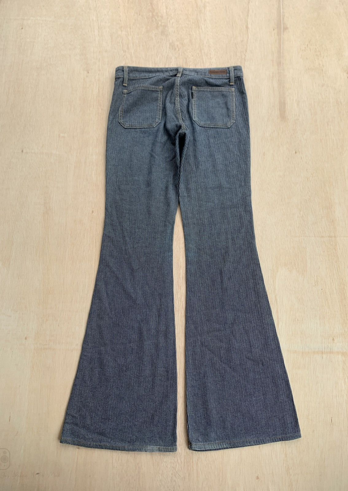 Hysteric Glamour Flare Jeans Big Jhon Stripe Ifsixwasnine Lgb style Bootcut Size US 29 - 3 Thumbnail