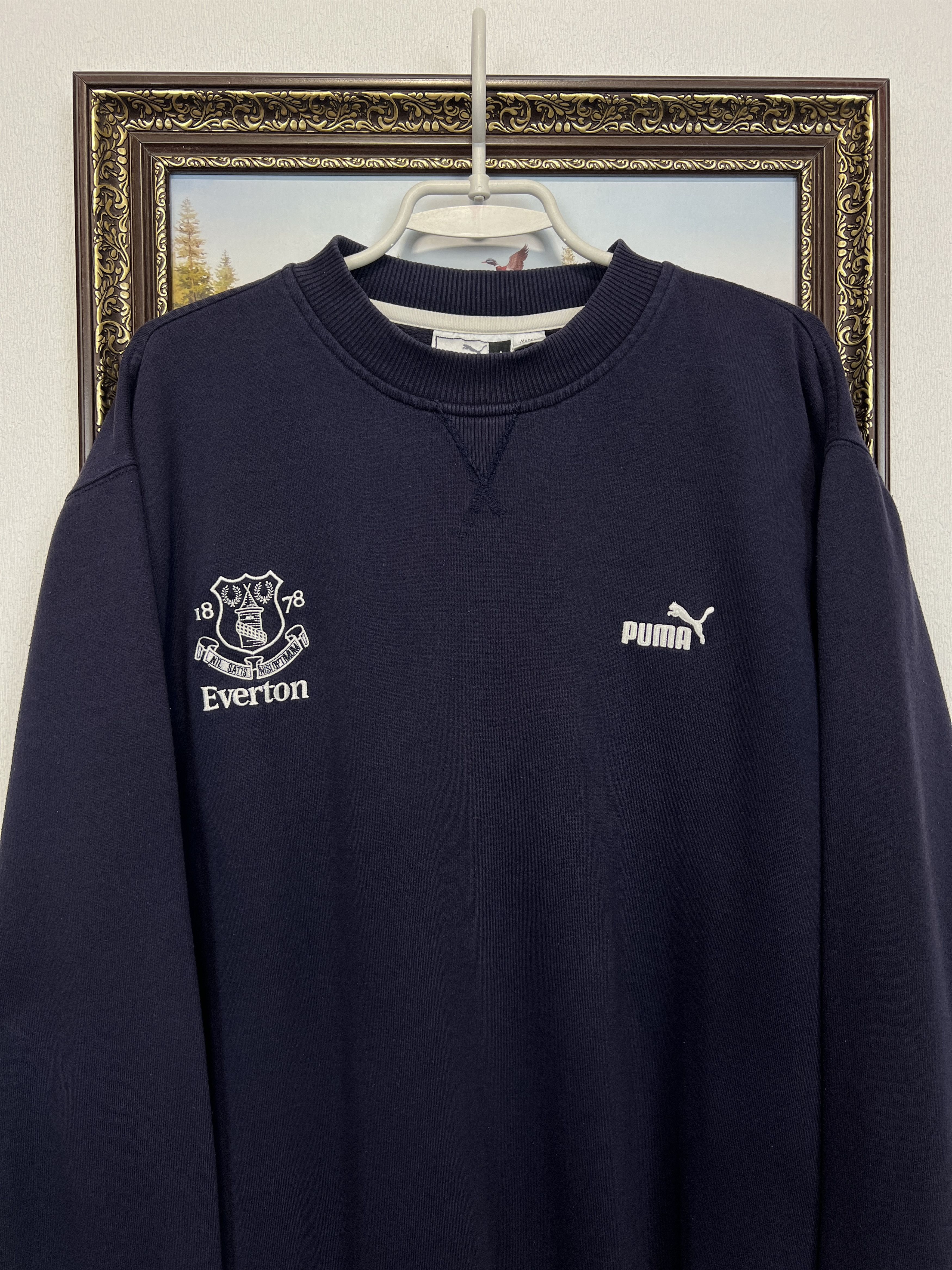 Puma Vintage Everton Football Sweatshirt Soccer Track Crewneck Size US L / EU 52-54 / 3 - 2 Thumbnail