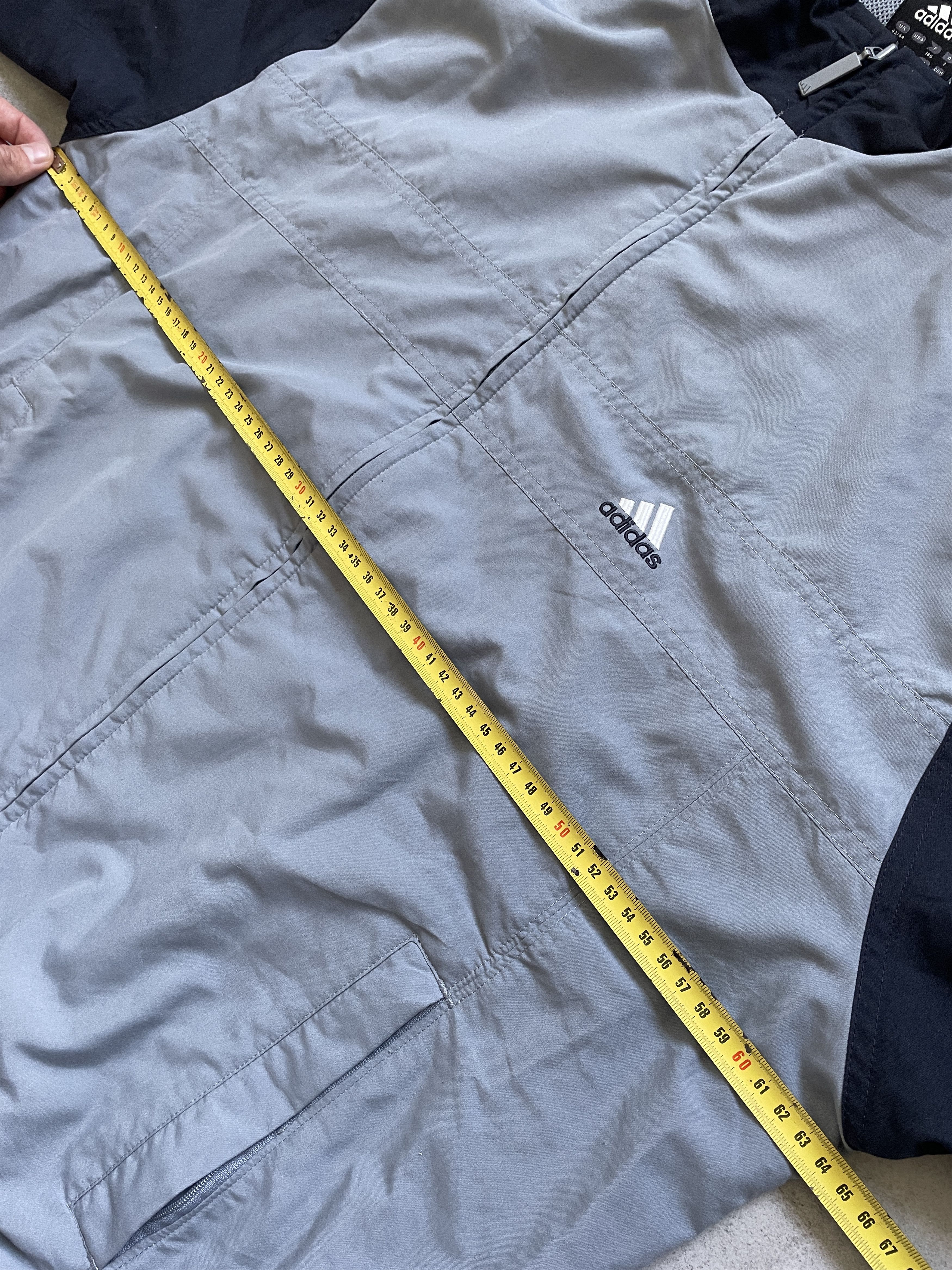 Adidas Y2K ADIDAS GREY BLACK BLOKECORE TRACKSUIT Size US XL / EU 56 / 4 - 8 Thumbnail