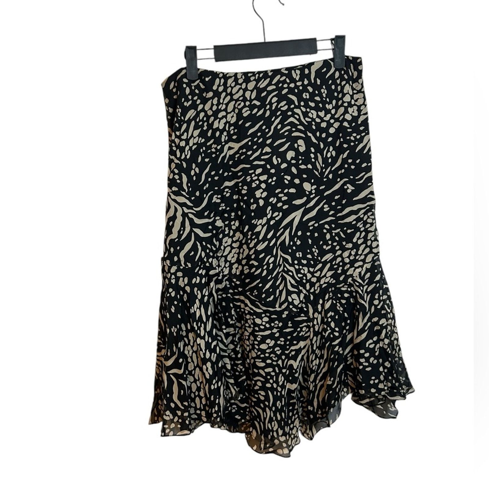 Other NWT Dana Buchman Vintage Silk Patterned Asymmetrical Skirt Size 28" / US 6 / IT 42 - 1 Thumbnail