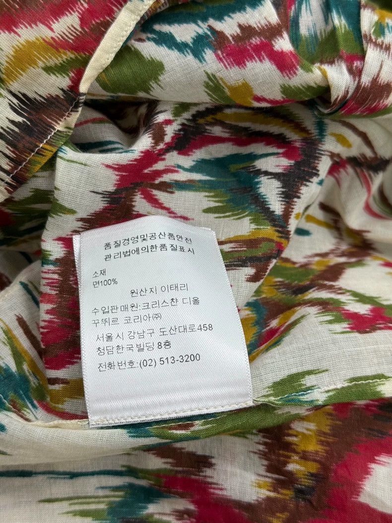 Dior Dior Colored printed long shirt Size XS / US 0-2 / IT 36-38 - 7 Thumbnail