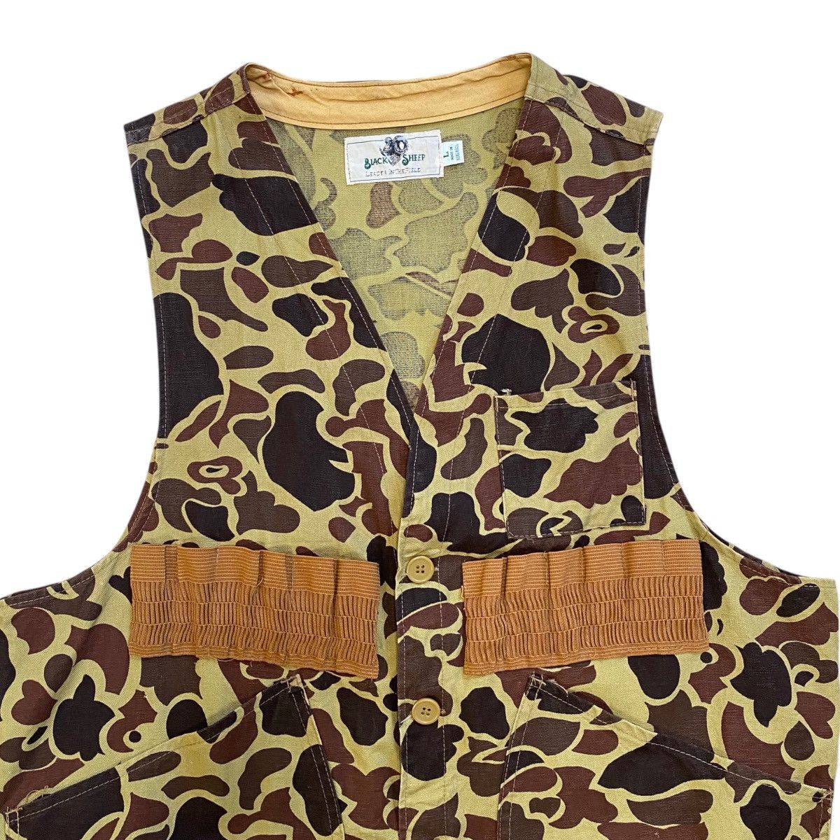 Buzz Rickson's × Japanese Brand 💥 VTG DUCK CAMOUFLAGE TACTICAL HUNTING VEST Size US L / EU 52-54 / 3 - 3 Thumbnail