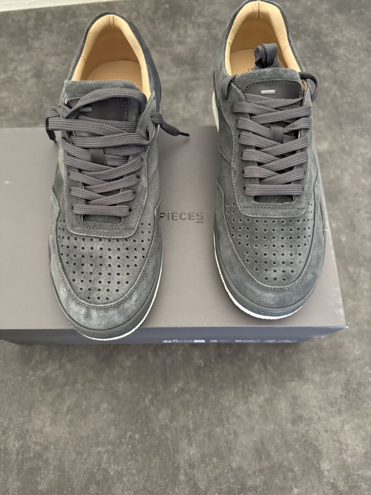 Filling Pieces Filling Pieces Curb Era Navy Suede EU 41 Size US 7.5 / EU 40-41 - 6 Thumbnail