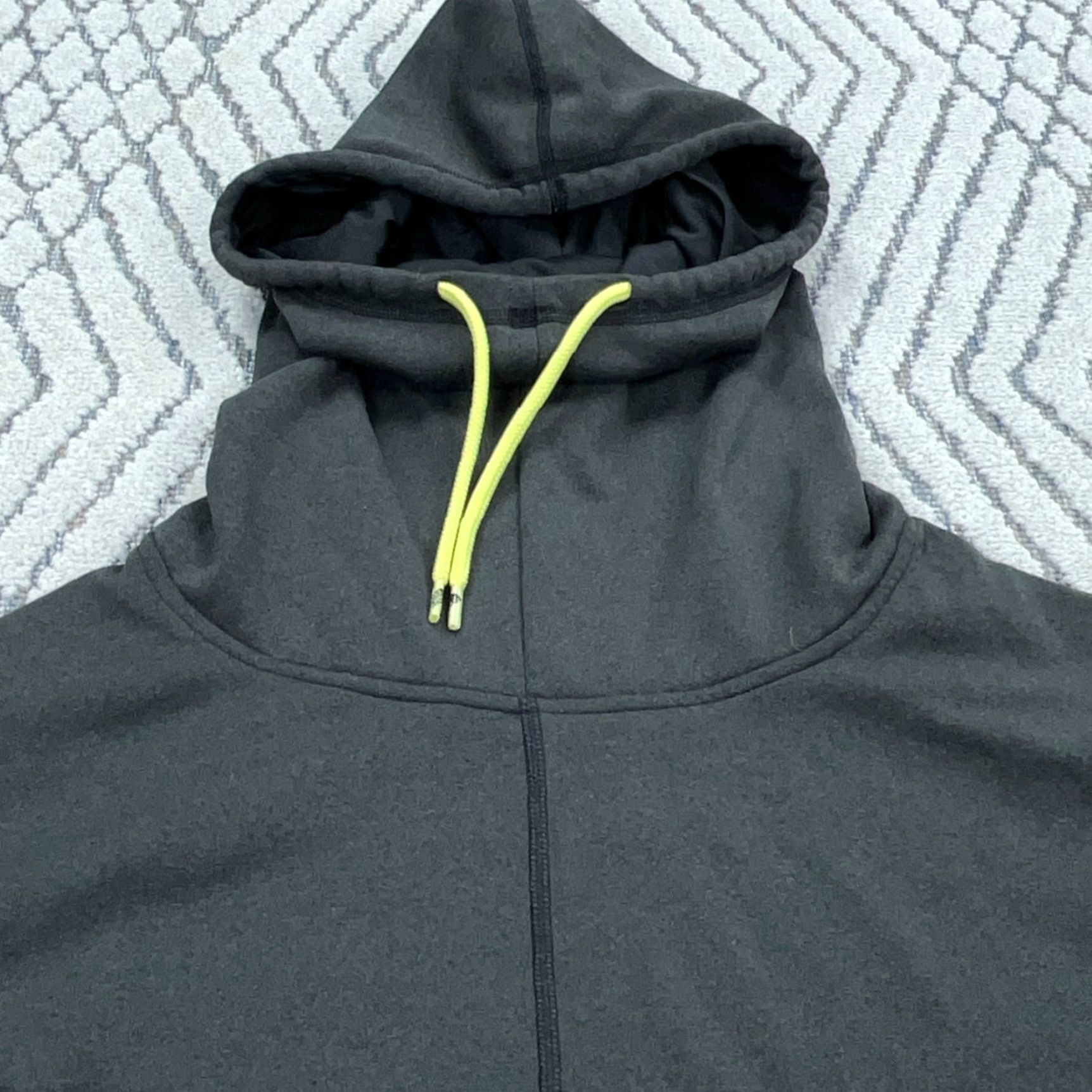 The North Face The North Face Hoodie Women XL Gray Yellow Sweatshirt Funnel Neck Ladies Size XL / US 12-14 / IT 48-50 - 2 Thumbnail