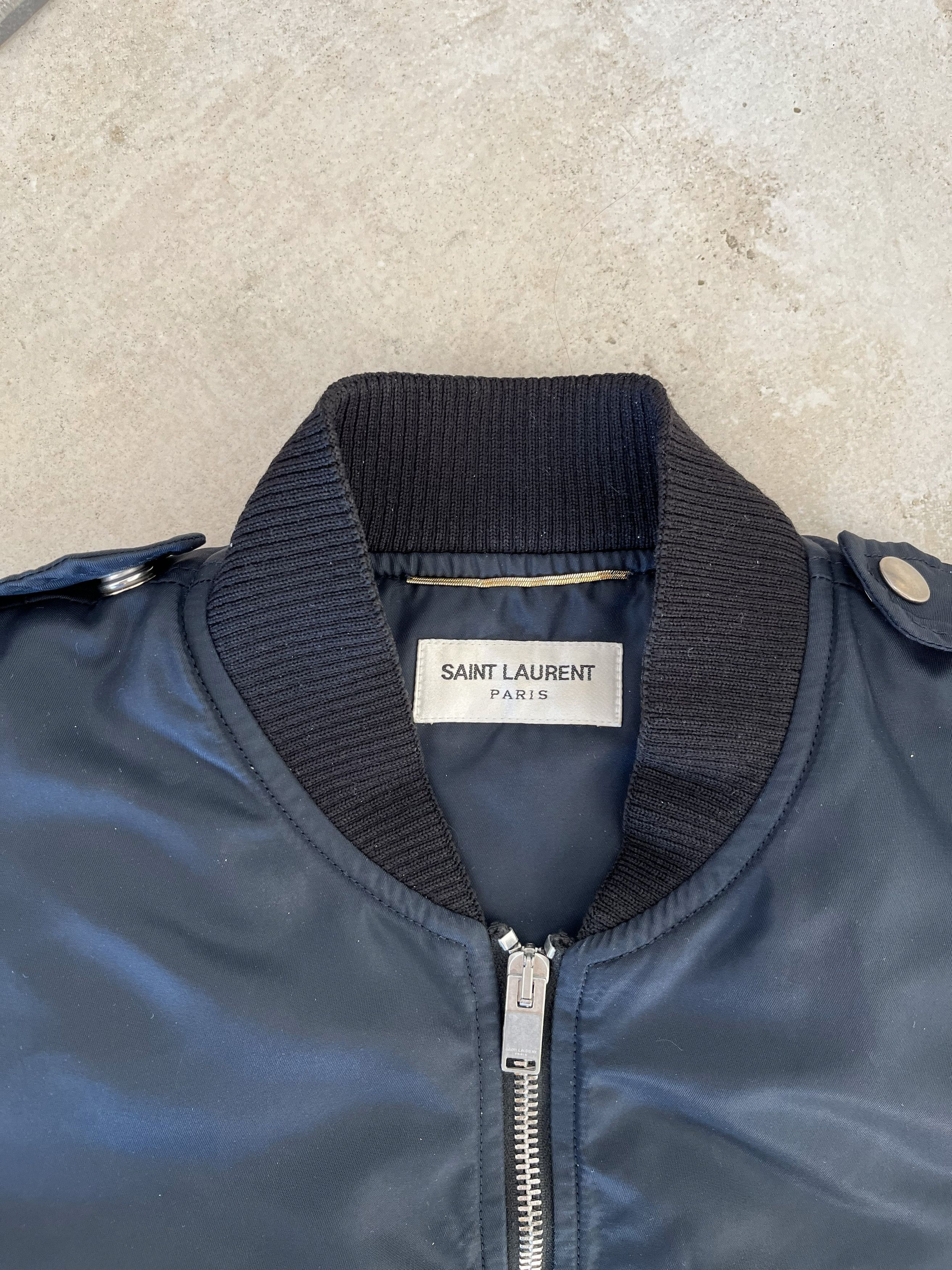 Saint Laurent Paris FW16 Saint Laurent Paris Bomber Jacket Size XS / US 0-2 / IT 36-38 - 3 Thumbnail