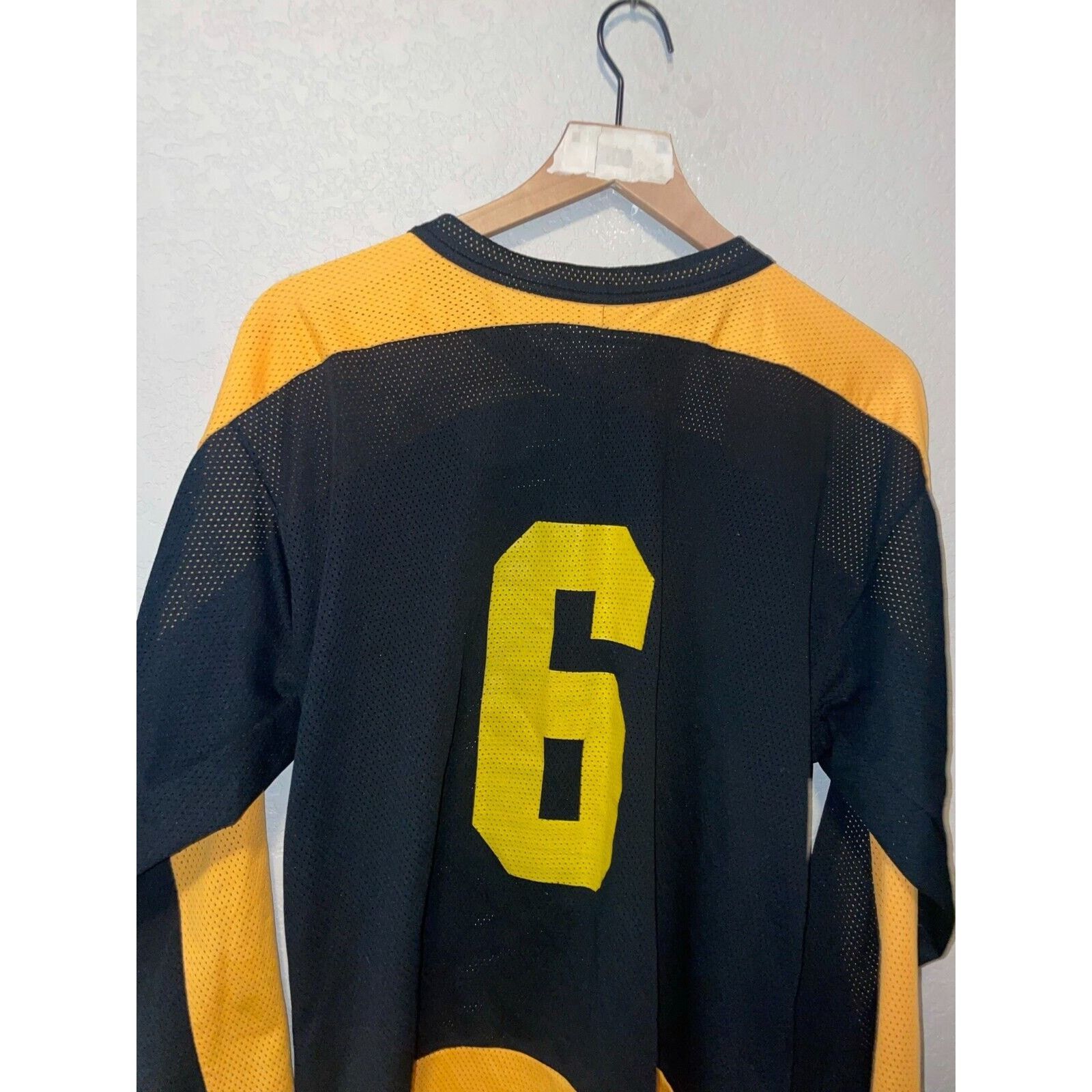 Vintage Vintage Hattem Hockey Jersey Black Yellow NHL 90s VTG Large Size US L / EU 52-54 / 3 - 6 Thumbnail