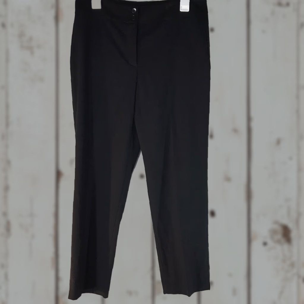 Talbots Talbots Black Cropped Pants Womens Size 8 Regular Lightweight Stretch Workwear Size 30" / US 8 / IT 44 - 1 Thumbnail