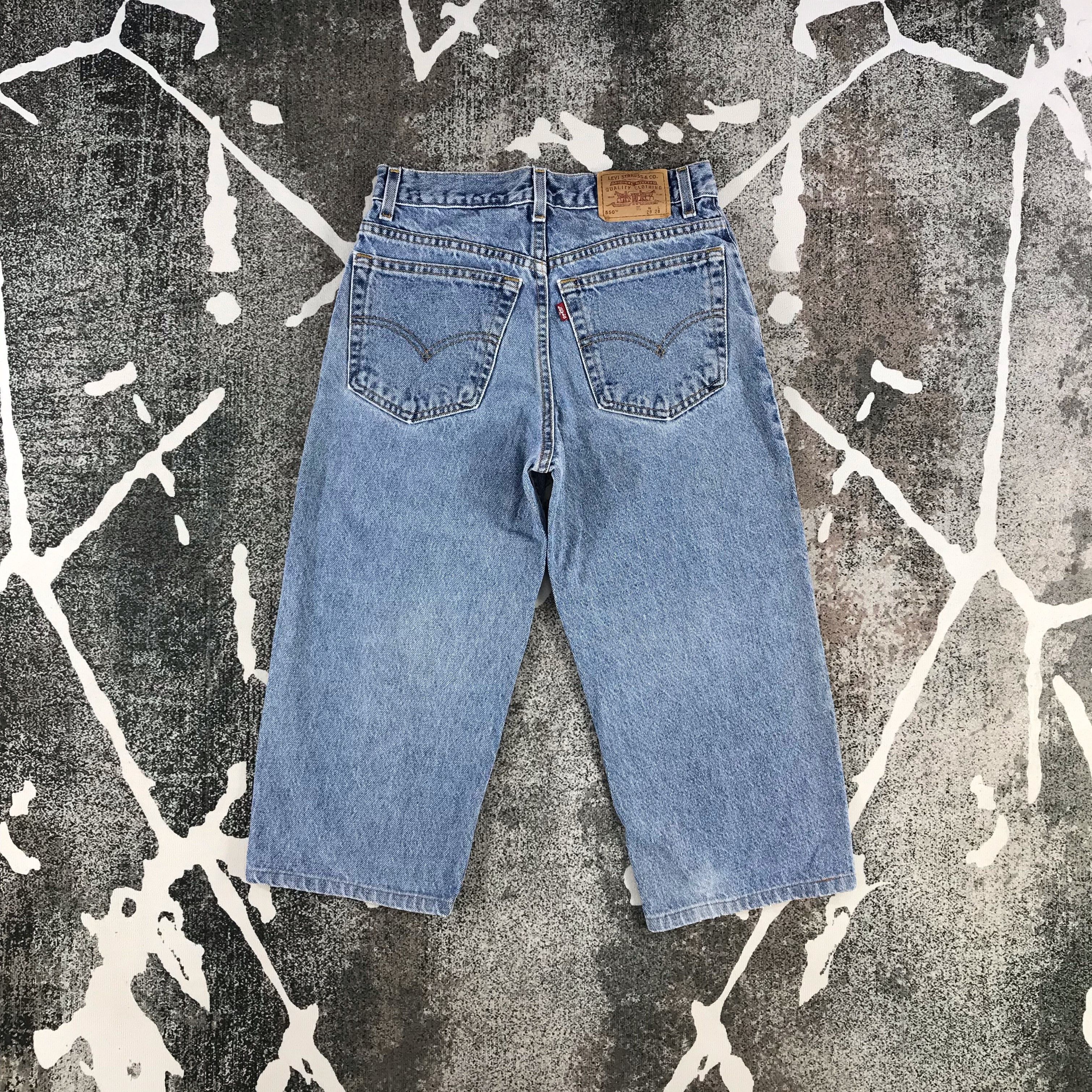 Levi's Vintage Levis 550 Jeans Blue Wash Size US 28 / EU 44 - 2 Thumbnail