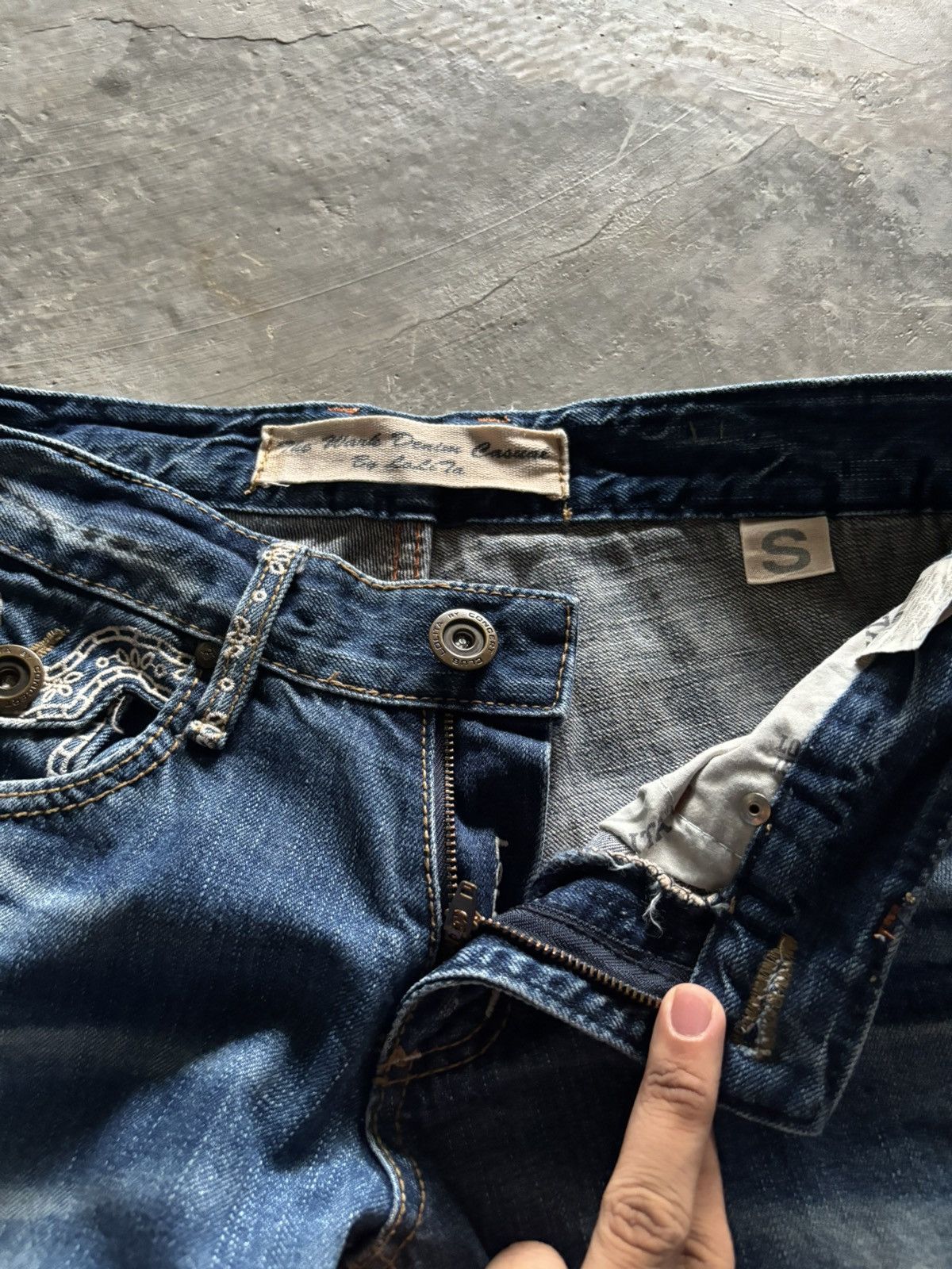 If Six Was Nine LOLITA distressed mud wash whiskered japanese grunge punk Size US 30 / EU 46 - 4 Thumbnail