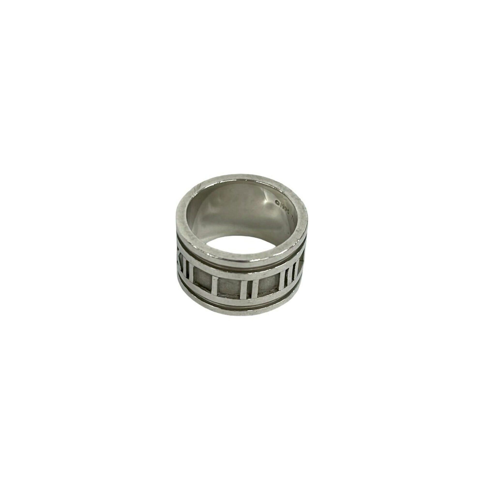 Tiffany & Co. TIFFANY&Co. Tiffany Wide Atlas Ring, Sterling Silver 925, Accessory, Silver, Item Number 27976 Size ONE SIZE - 1 Thumbnail