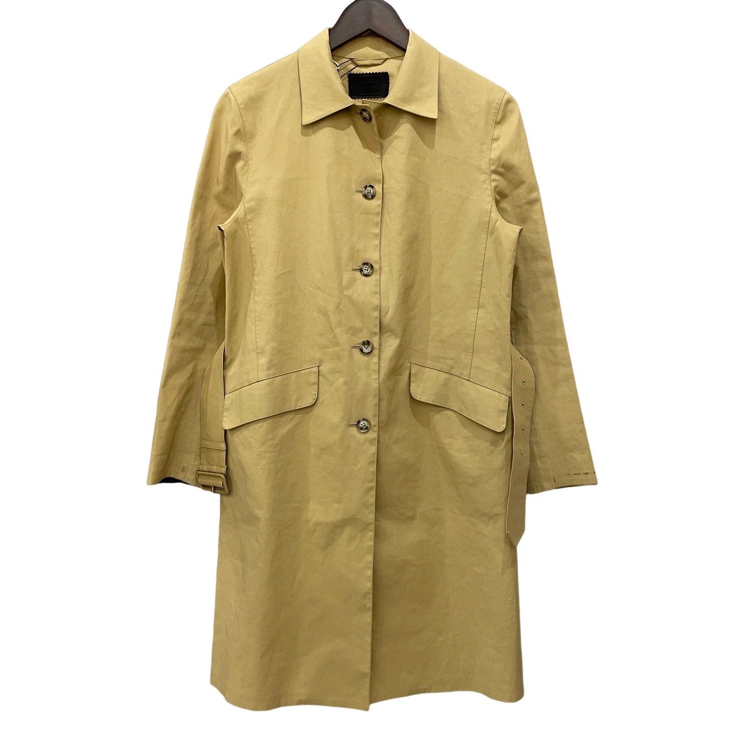 Prada Prada Belted Cotton Trench Coat Size 42 Size M / US 6-8 / IT 42-44 - 1 Thumbnail
