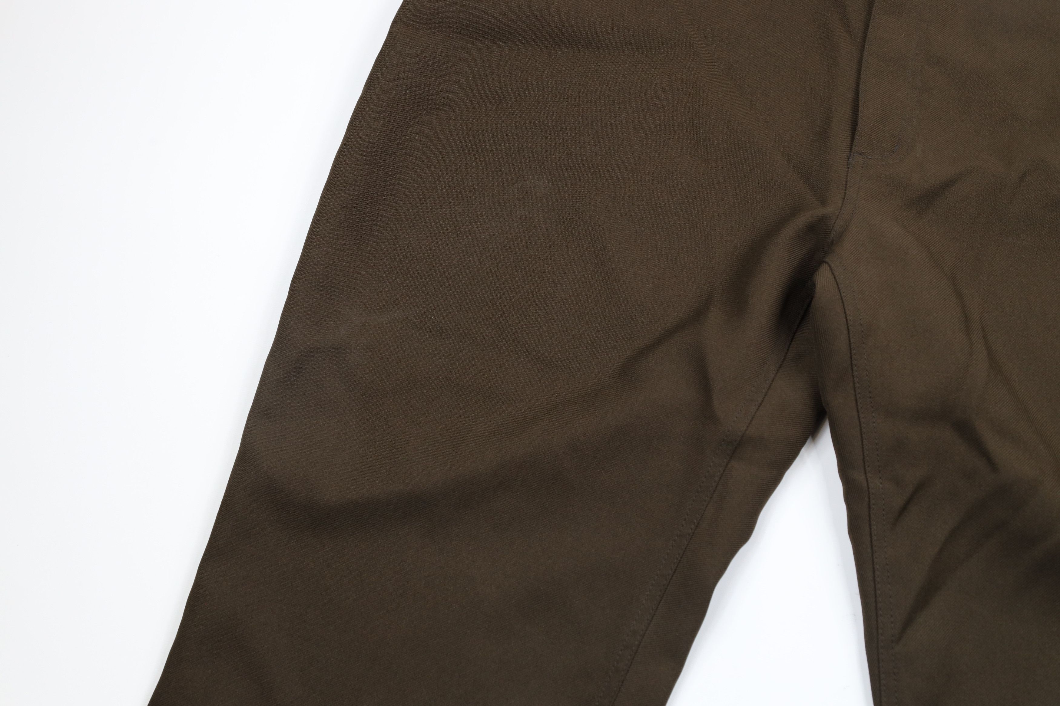 Vintage Vintage 90s Streetwear Front Knit Wide Leg Chino Pants Brown Size US 44 / EU 60 - 6 Thumbnail