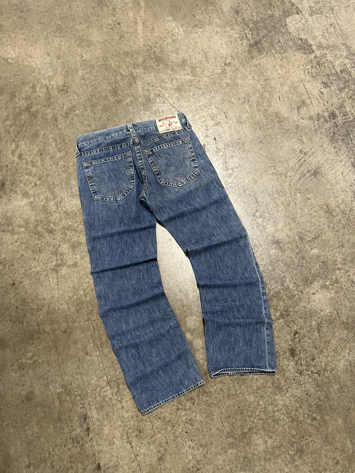 True Religion × Vintage True religion baggy fit y2k skater wide leg hype rare Size US 34 / EU 50 - 1 Thumbnail