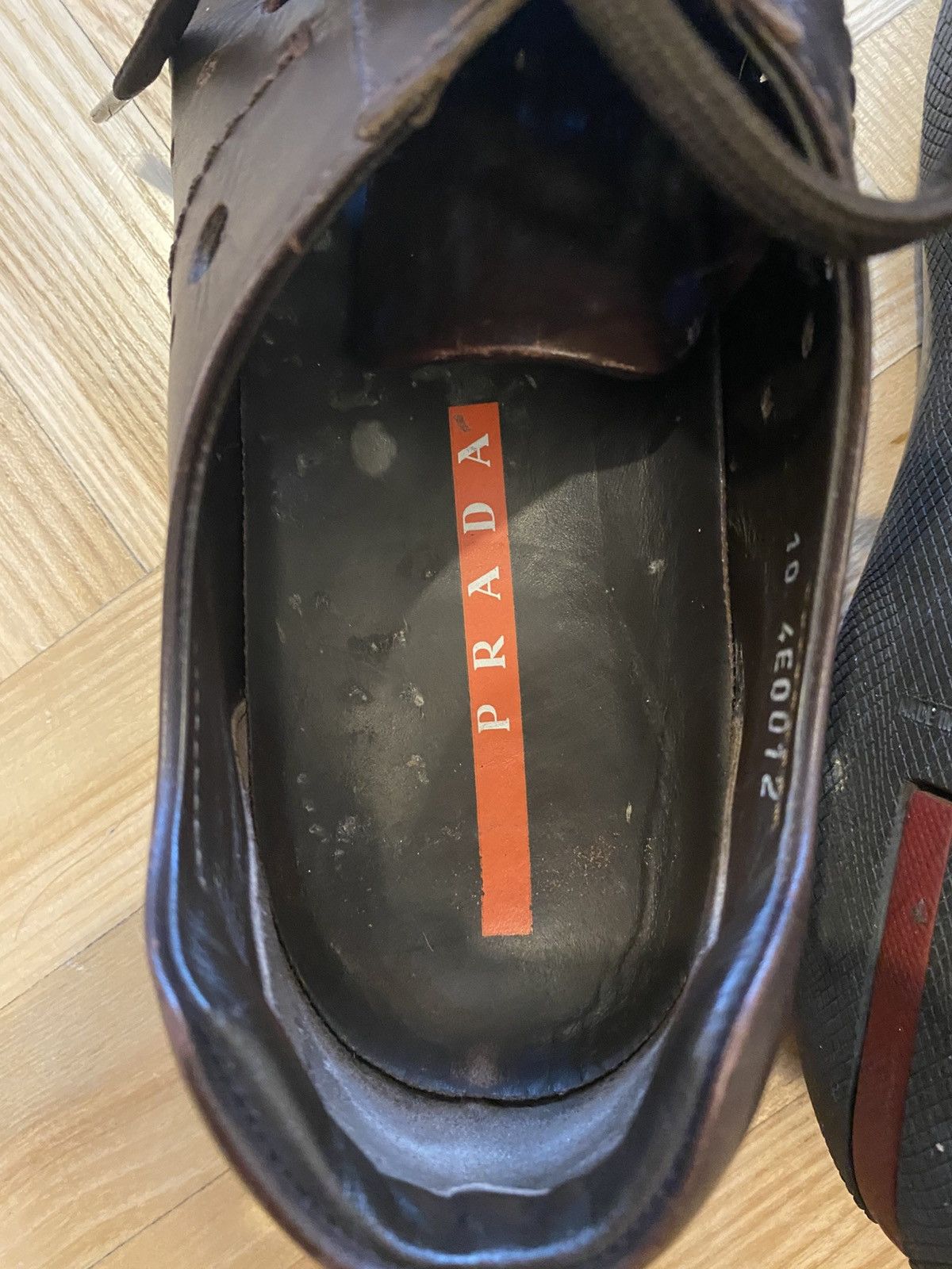 Prada Prada Sport Leather Sneakers Size US 8.5 / EU 41-42 - 10 Thumbnail
