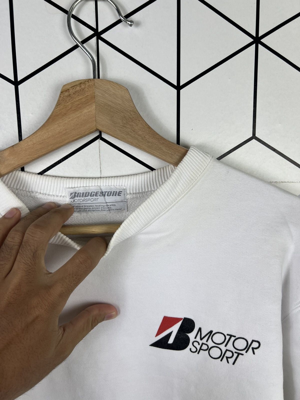 Sports Specialties Vintage 80s Bridgestone Motorsport Racing Sweatshirt Size US M / EU 48-50 / 2 - 4 Thumbnail