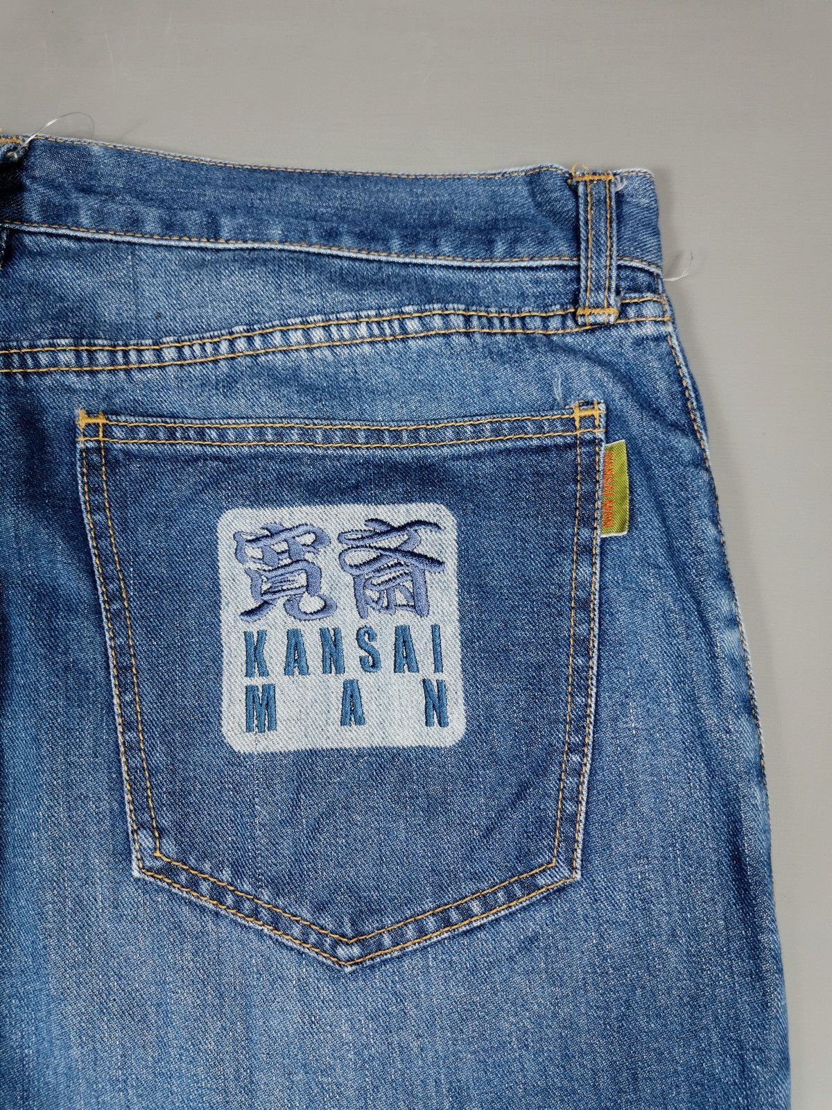 Kansai Yamamoto Loose Fit Kansai Man Rayon Denim Jeans Size US 34 / EU 50 - 2 Thumbnail
