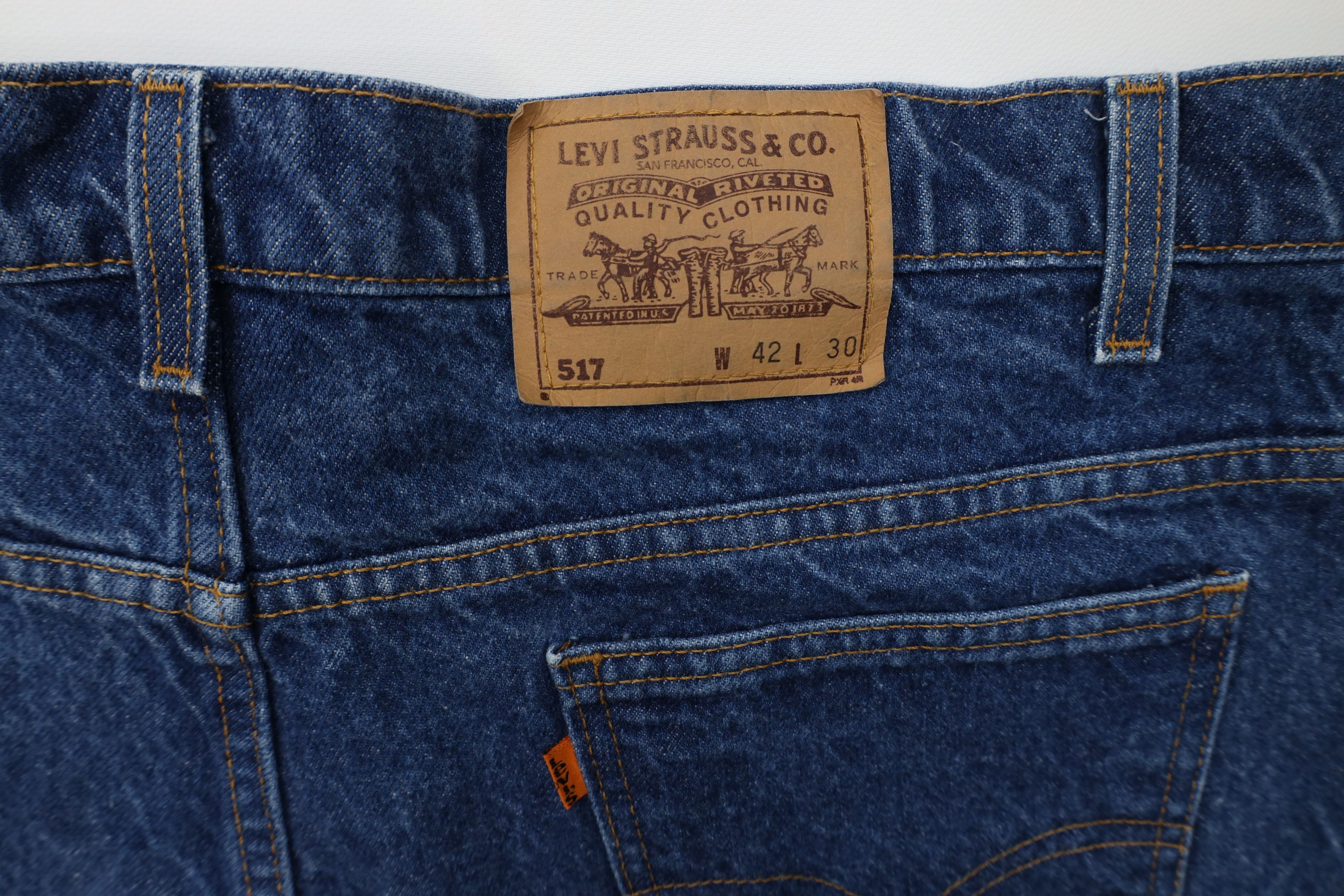 Levi's Vintage 90s Levis 517 Orange Tab Bootcut Denim Jeans USA Size US 42 / EU 58 - 14 Thumbnail