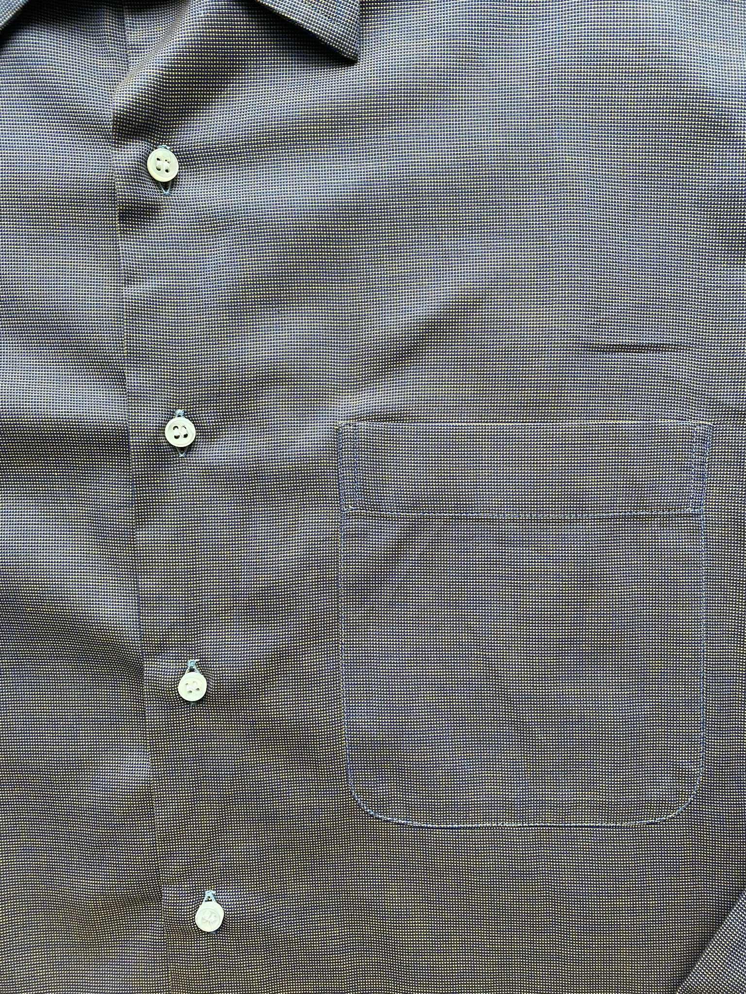 Ermenegildo Zegna Ermenegildo Zegna Button Up Shirt Chameleon Color With Tie Size US XL / EU 56 / 4 - 6 Thumbnail