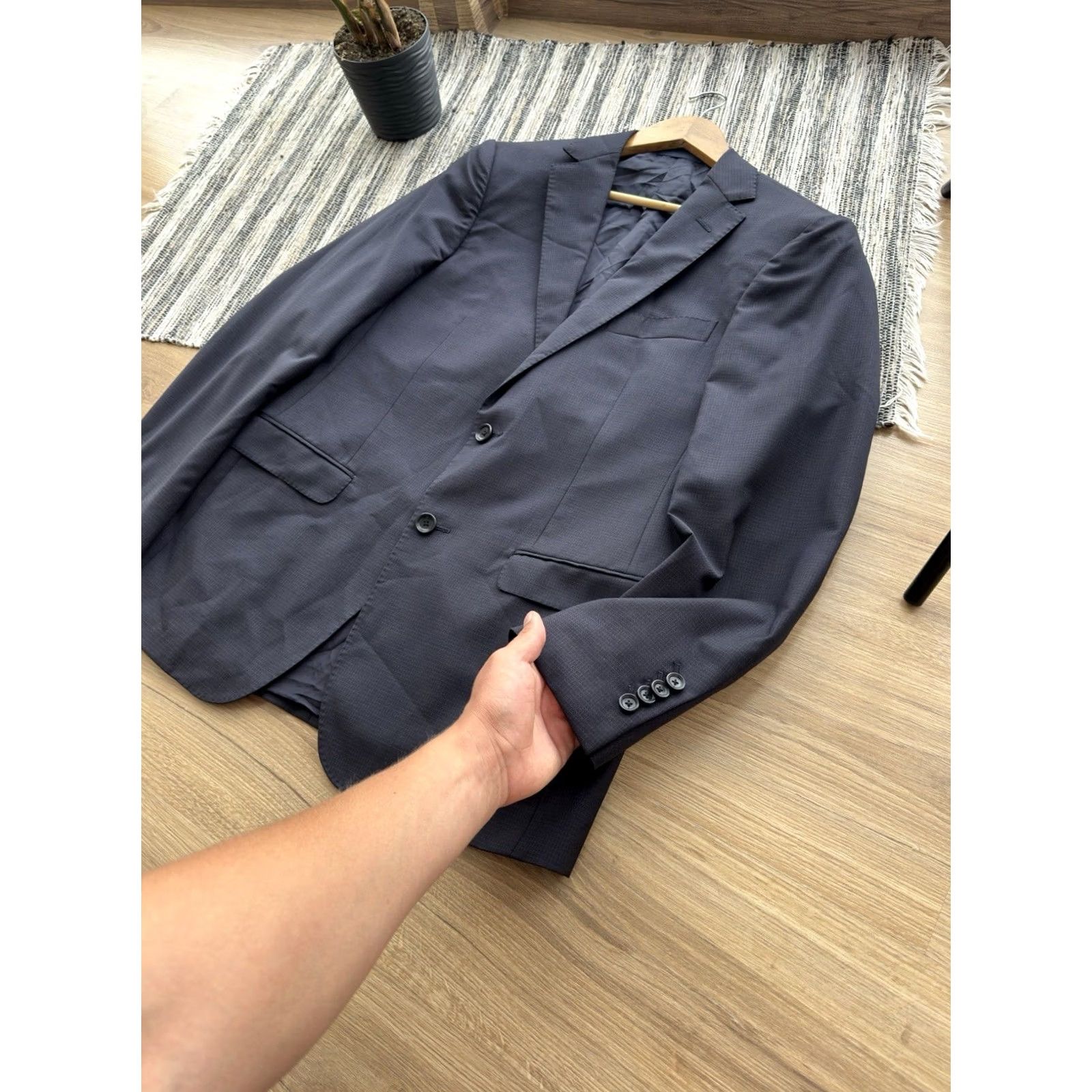 Z Zegna Z Zegna Blazer M 48R Lana Blue Classic Men Regular 2 Piece USA Italy Y2K Paris City Vintage? Size 40R - 3 Thumbnail