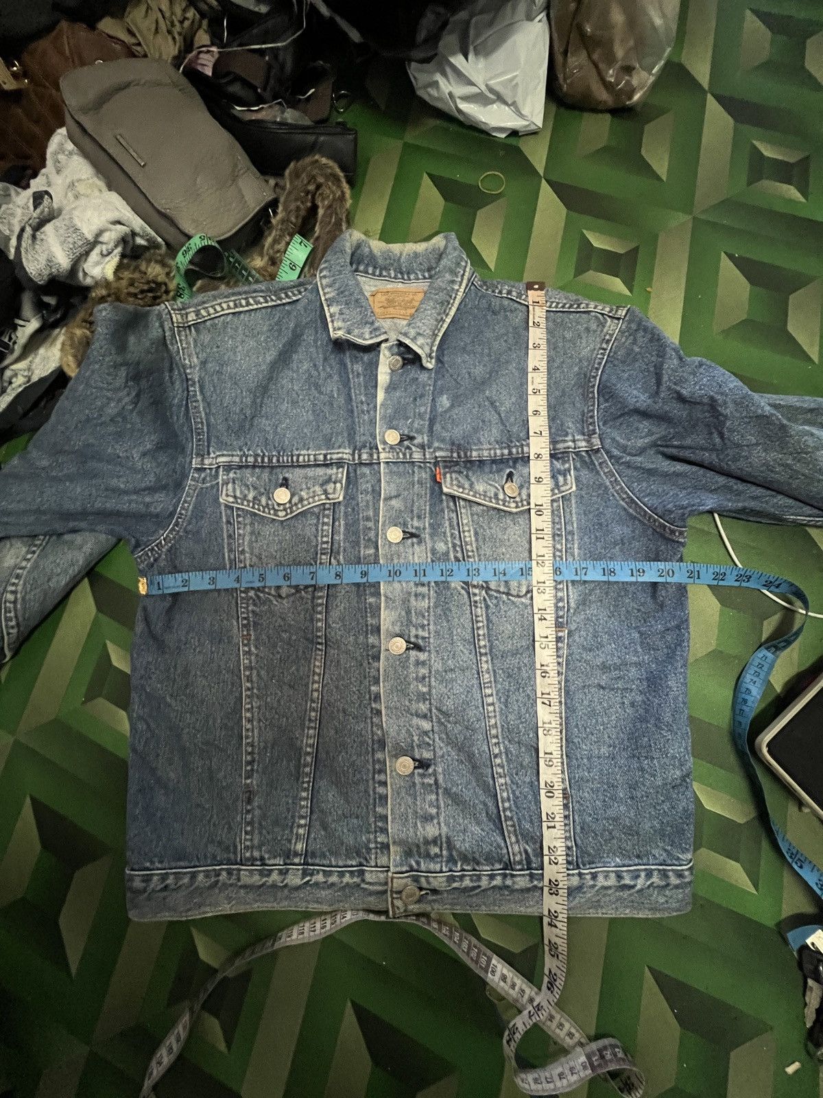 Levi's Vintage Clothing Vintage Trucker Levis Denim Orange Tag Size US M / EU 48-50 / 2 - 10 Thumbnail