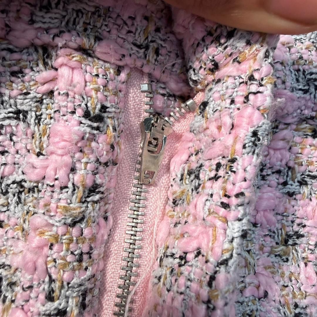 Drew House DREW HOUSE Boucle Tweed Pink White Pants Size US 28 / EU 44 - 6 Thumbnail