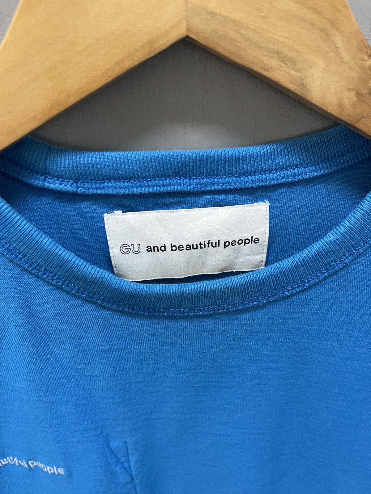 GU × Japanese Brand GU and Beautiful People Leather Strip Tee Size US M / EU 48-50 / 2 - 4 Thumbnail