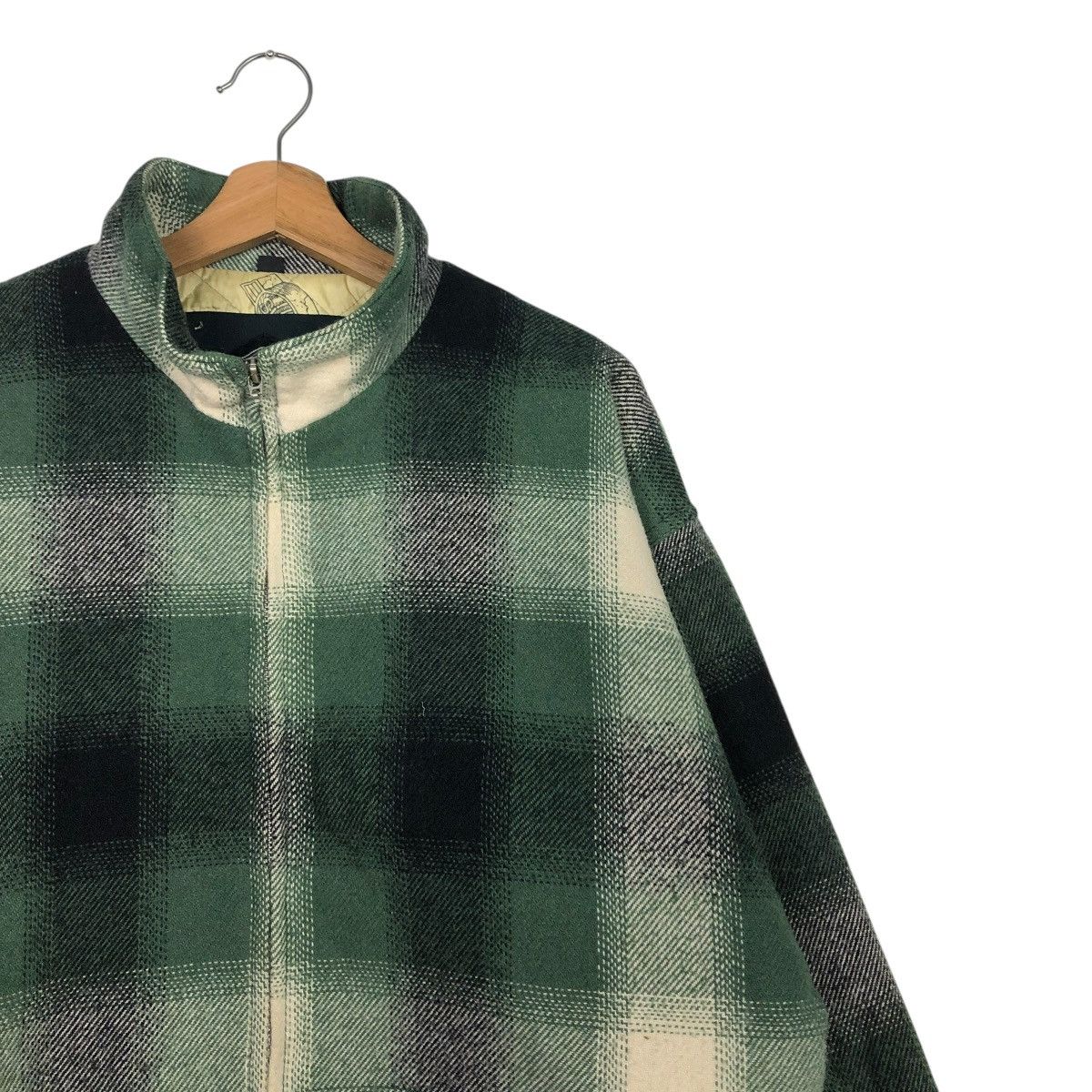 Japanese Brand 🔥VINTAGE WOOL ZIPPER JACKET SNOWBOARDS SIMS TARTAN DESIGN Size US S / EU 44-46 / 1 - 8 Thumbnail