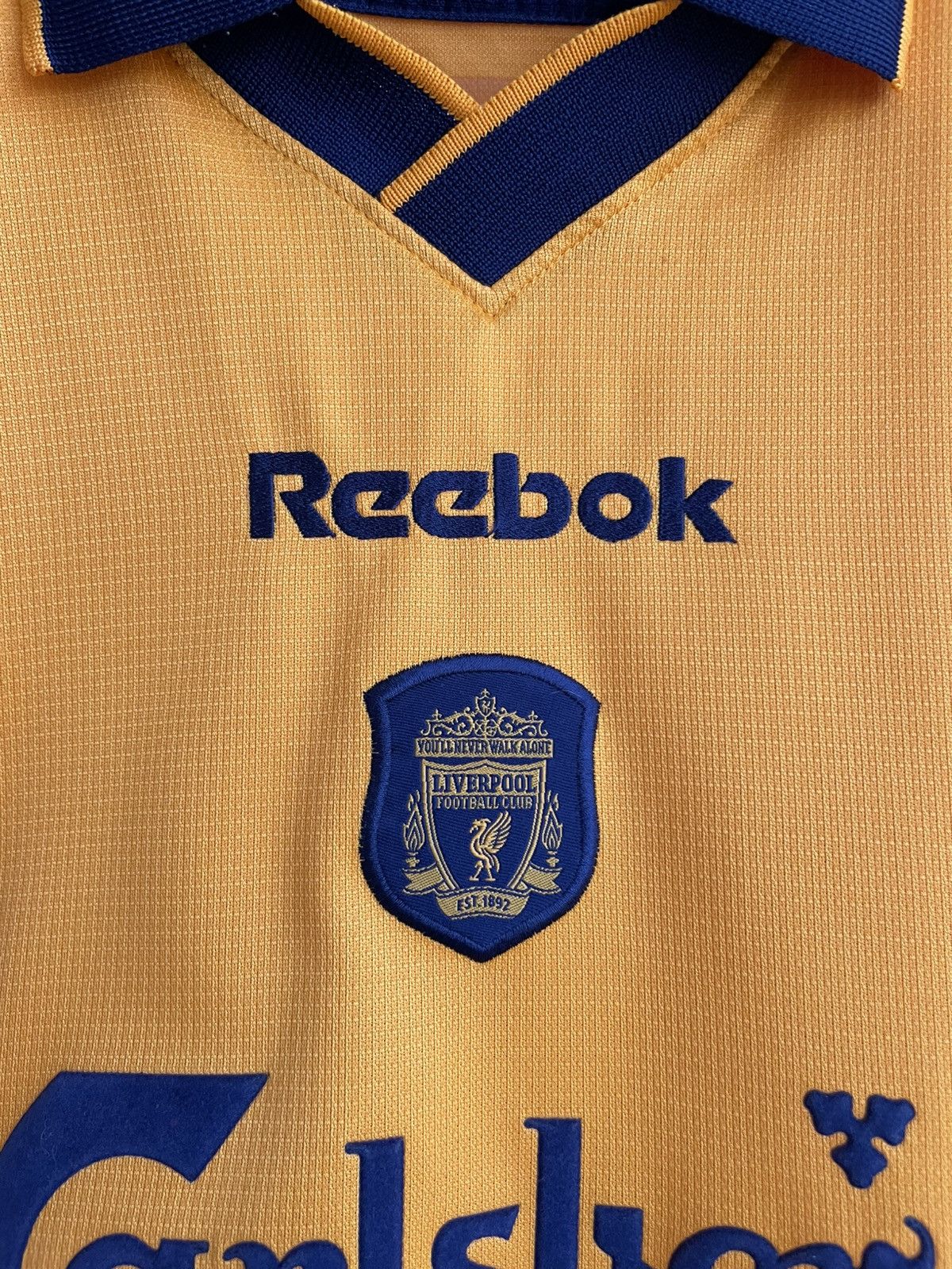Reebok LIVERPOOL 2000 2001 2002 REEBOK SOCCER JERSEY FOOTBALL SHIRT Size US L / EU 52-54 / 3 - 7 Thumbnail