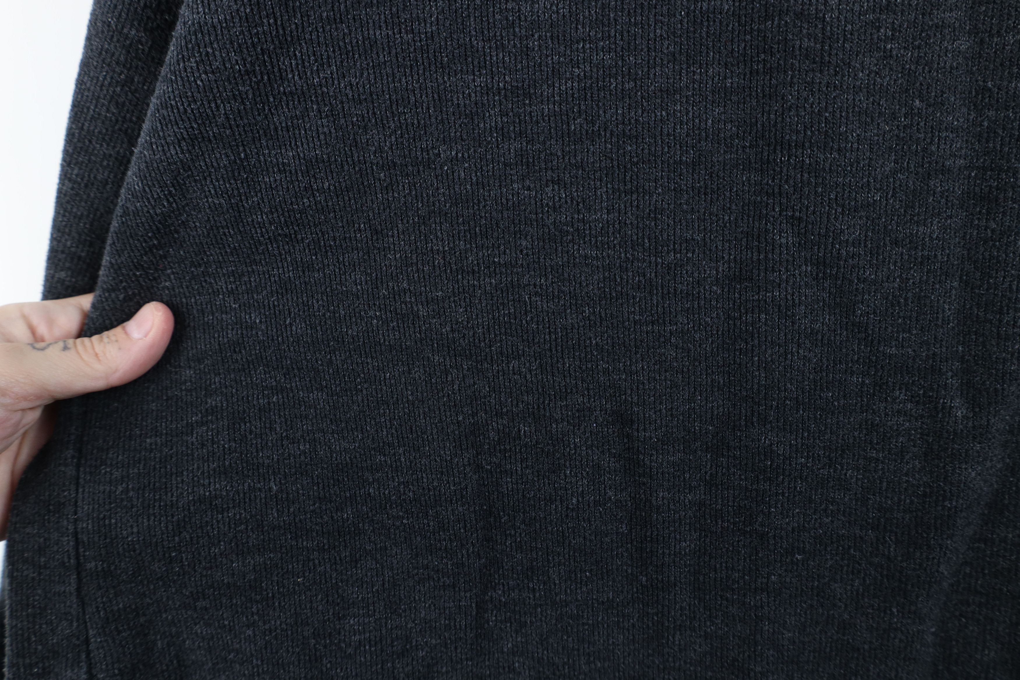 Ralph Lauren Vintage Ralph Lauren Ribbed Knit Half Zip Sweater Gray Size US L / EU 52-54 / 3 - 11 Thumbnail