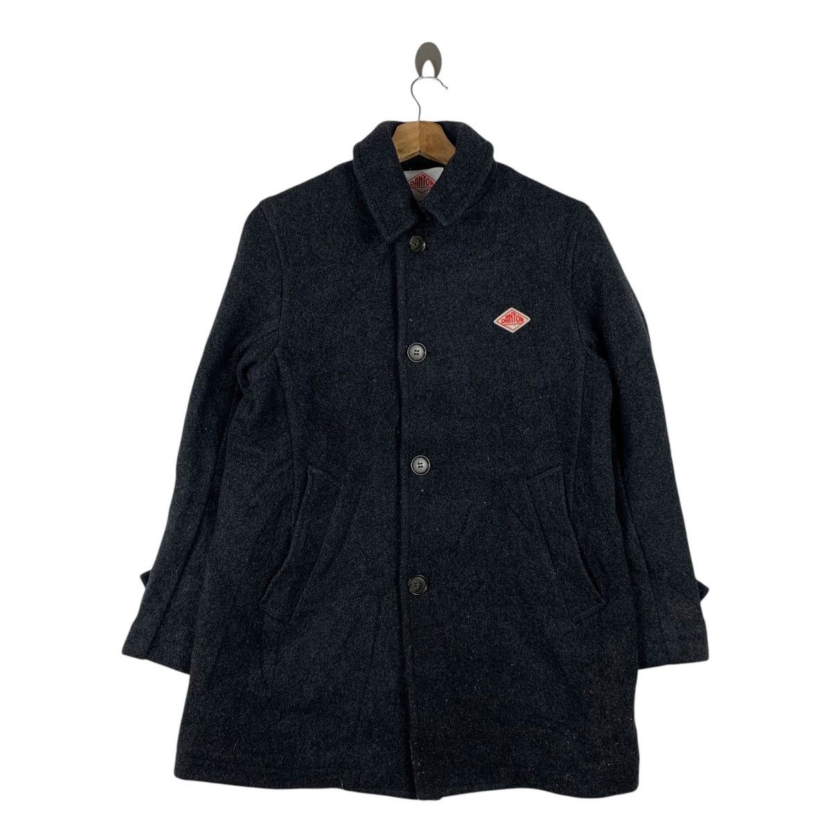 Danton × Vintage Vintage DANTON Vetements de Travail France Wool Coat Jacket Size US S / EU 44-46 / 1 - 1 Thumbnail
